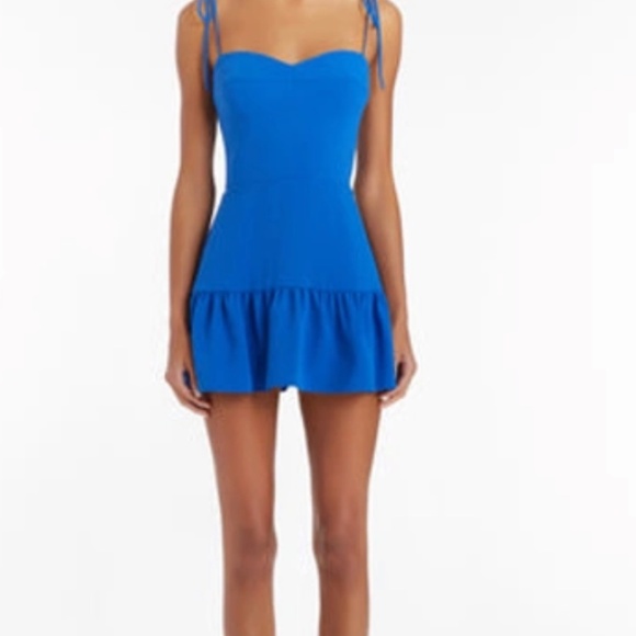 Amanda Uprichard Champagne Mini Romper (Small) - Picture 2 of 7